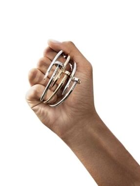 NAILED IT STAINLESS STEEL BRACELETZ ▪︎ Silver ▪︎ Steel